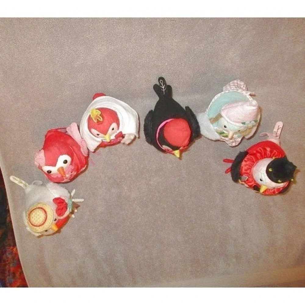Featherly Friends Collectible Birds Target Set Of 6 Queenie Cherie Bloom Easter
